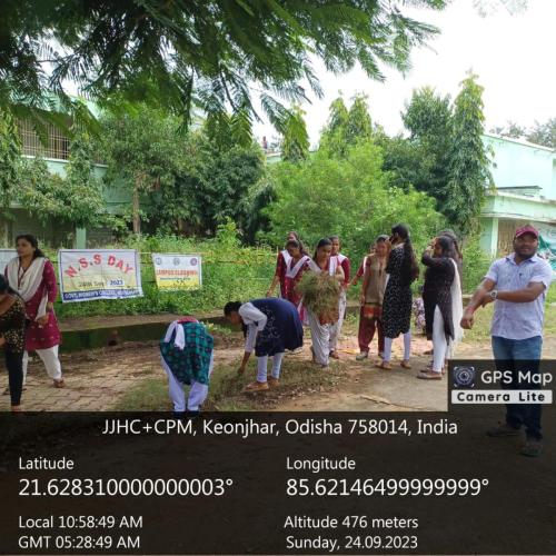 Govt. Womens H.S,School Keonjhar NSS Day-2023