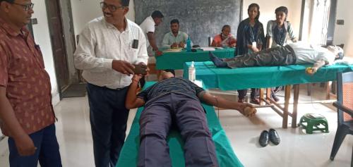 Mandari H.S.School, Mandari Blood Donation Camp-2