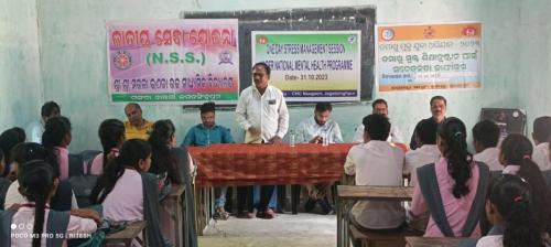 NATIONAL MENTAL HEALTH PROG.-2023 AT S.S.M.B.H.S.SCHOOL,GANGADA,JAGATSINGHPUR