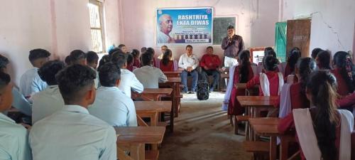 NATIONAL UNITY DAY-2023 AT S.N.H.S.SCHOOL,LUDHAR,DEOGARH