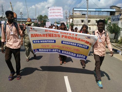 National H.S.School,Nuapada (Road Safety Awareness)