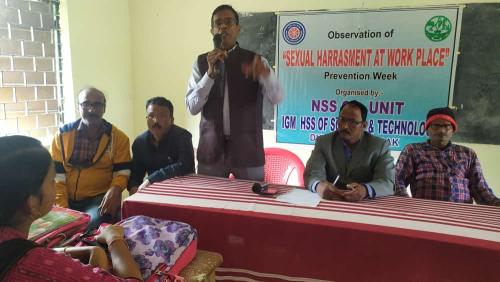 Observance of Sexual Harassment(I.G.W.H.S.School, Cuttack, Dec,2023)