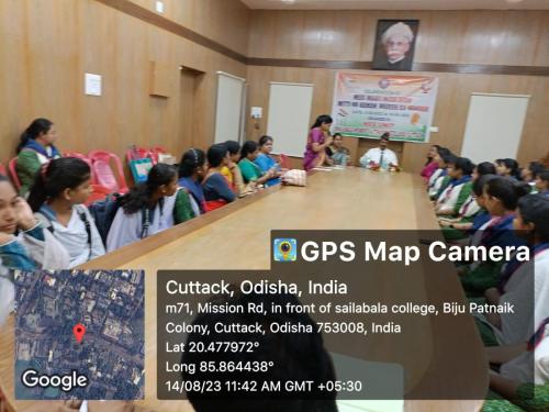 SAILABALA WOMENS H.S.SCHOOL,CTC.(MERI MATI MERI DESH)